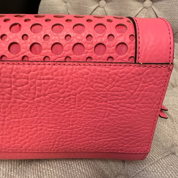 NWOT Kate Spade Coral Satchel with Perforated Design - Picture 11 of 13